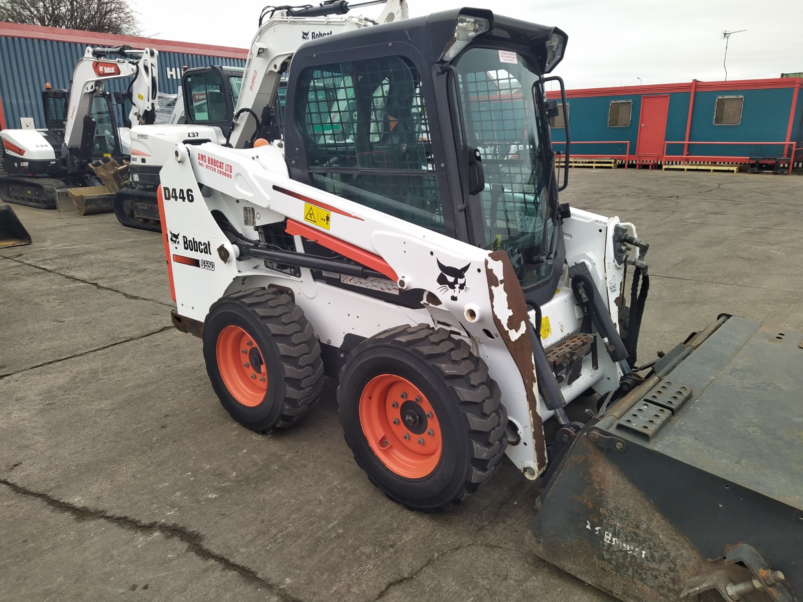 Used Bobcat S550H at AMS Bobcat Ltd - 0800 998 1354 <small>(Free from most landlines)</small>